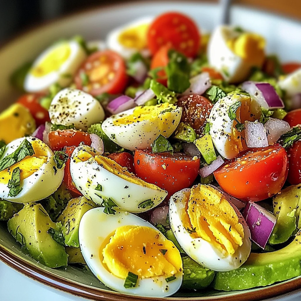 Avocado Egg Salad Bowl
