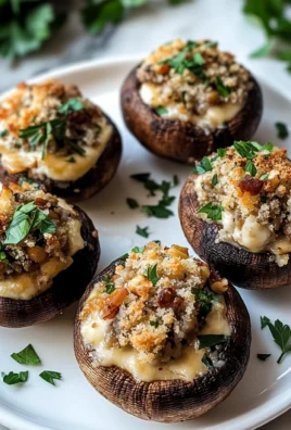 Best Christmas Stuffed Mushrooms
