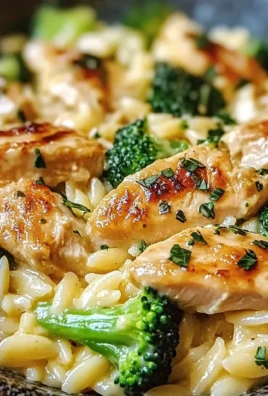 Cheesy Chicken Broccoli Orzo