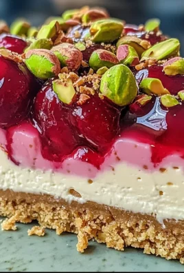 Cherry Pistachio Cheesecake – A Luscious Dessert Recipe