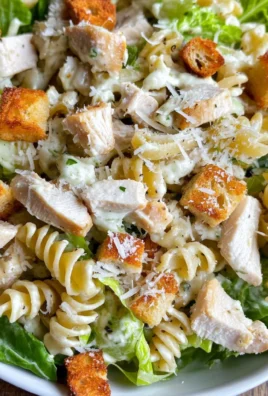 Chicken Caesar Pasta Salad