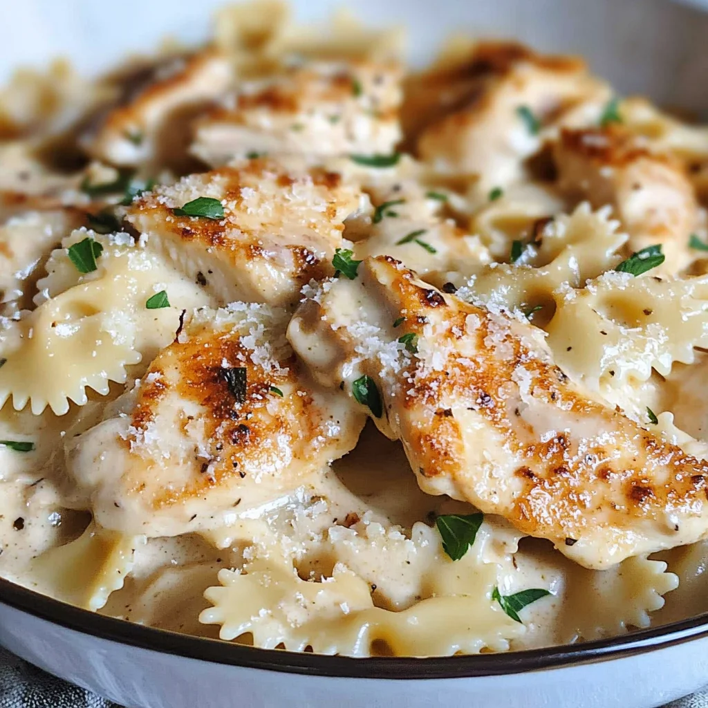 Chicken Garlic Parmesan Pasta