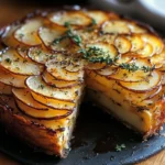 Crispy Balsamic-Thyme Potato Torte