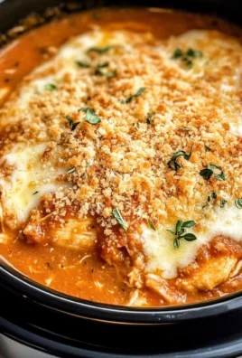 Crockpot Chicken Parmesan Soup
