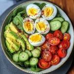 Egg & Avocado Veggie Bowl