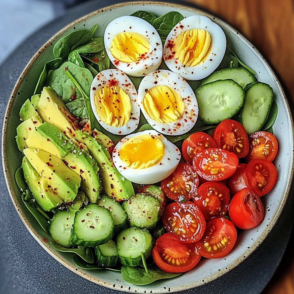 Egg & Avocado Veggie Bowl