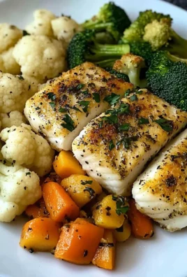 Herb-Crusted Fish with Steamed Veggies & Boiled Potatoes