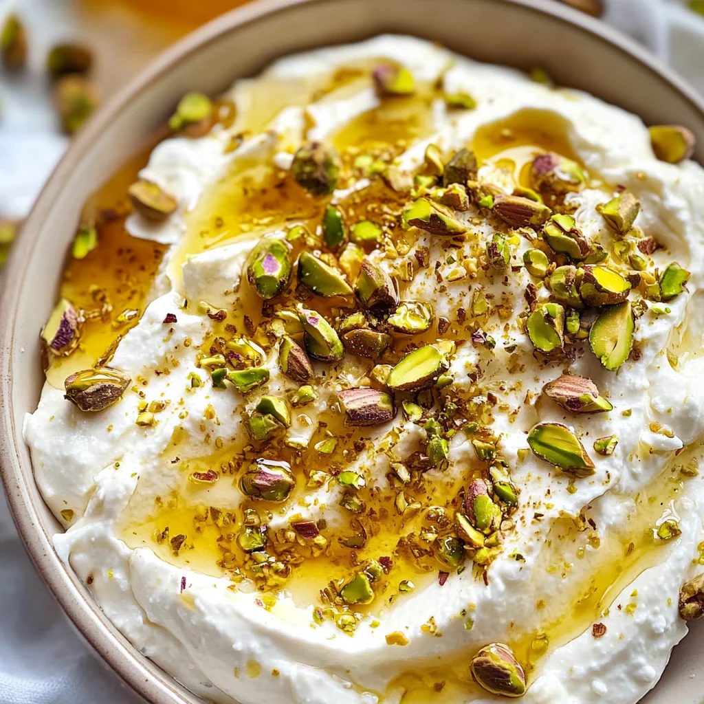Honey and Pistachio Whipped Feta Dip