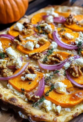 Kürbis-Flammkuchen mit Feta