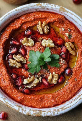 Muchicken hammara (Syrian Roasted Red Pepper Dip)