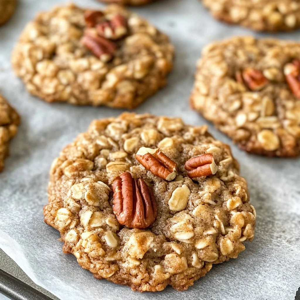 Oatmeal Chai Cookies with Pecans