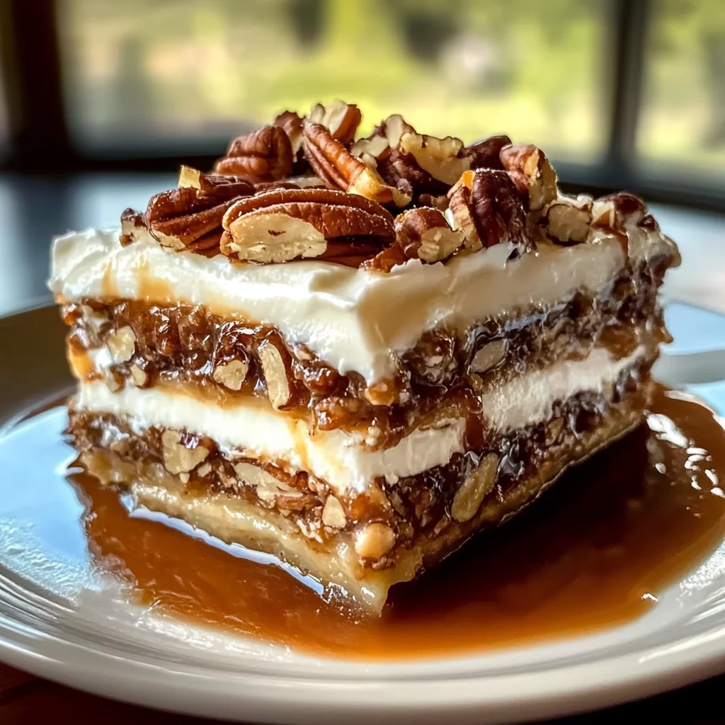 Pecan Pie Lasagna