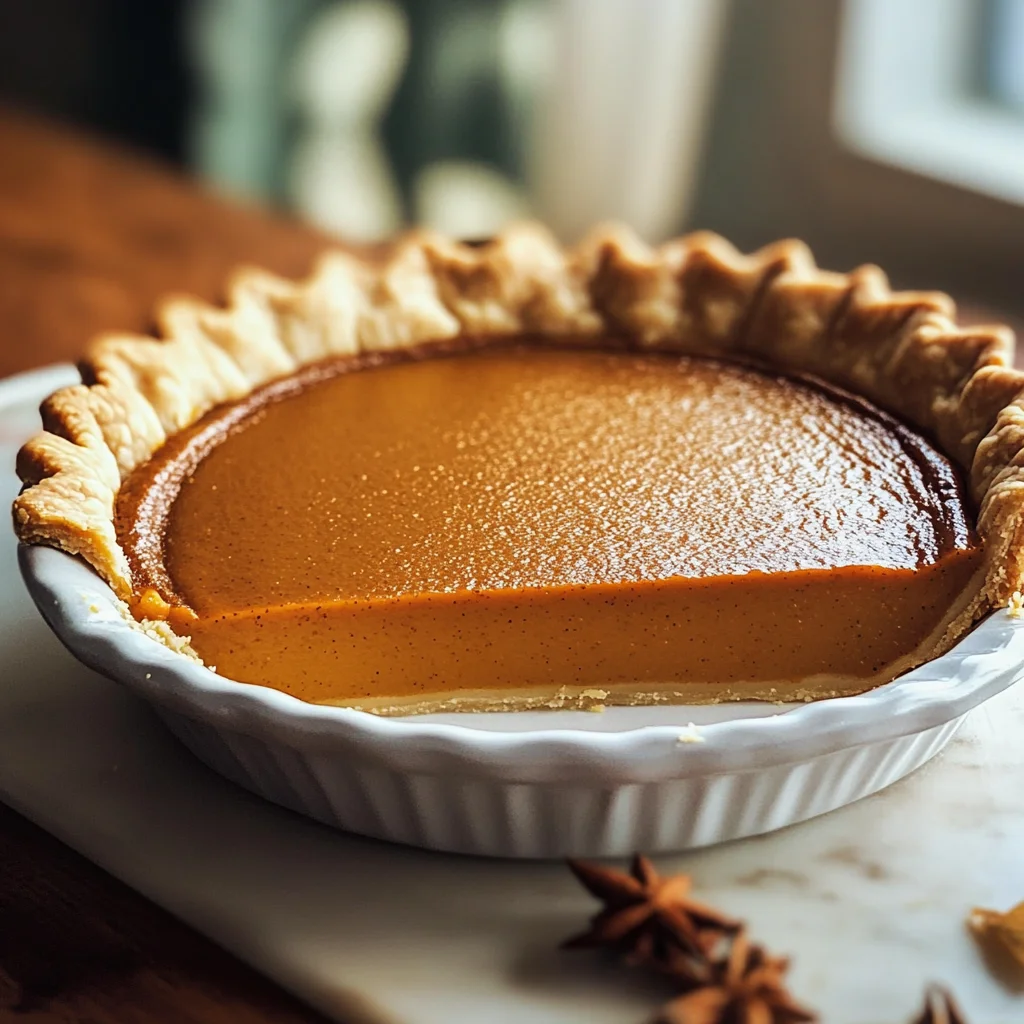 Pumpkin Pie Recipe