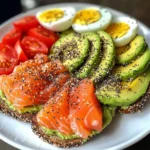 Smoked Salmon & Avocado Toast Power Plate