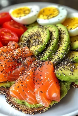 Smoked Salmon & Avocado Toast Power Plate