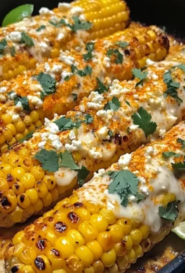 Spicy Creamy Cajun Corn Cob