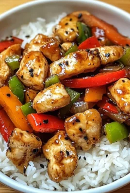 Teriyaki Chicken Stir-Fry with Steamed Rice