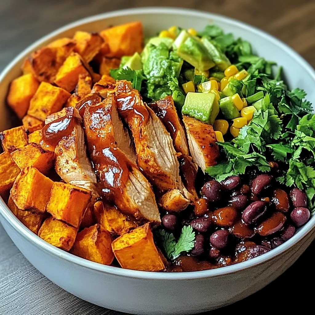 BBQ Chicken Sweet Potato Bowl Recipe