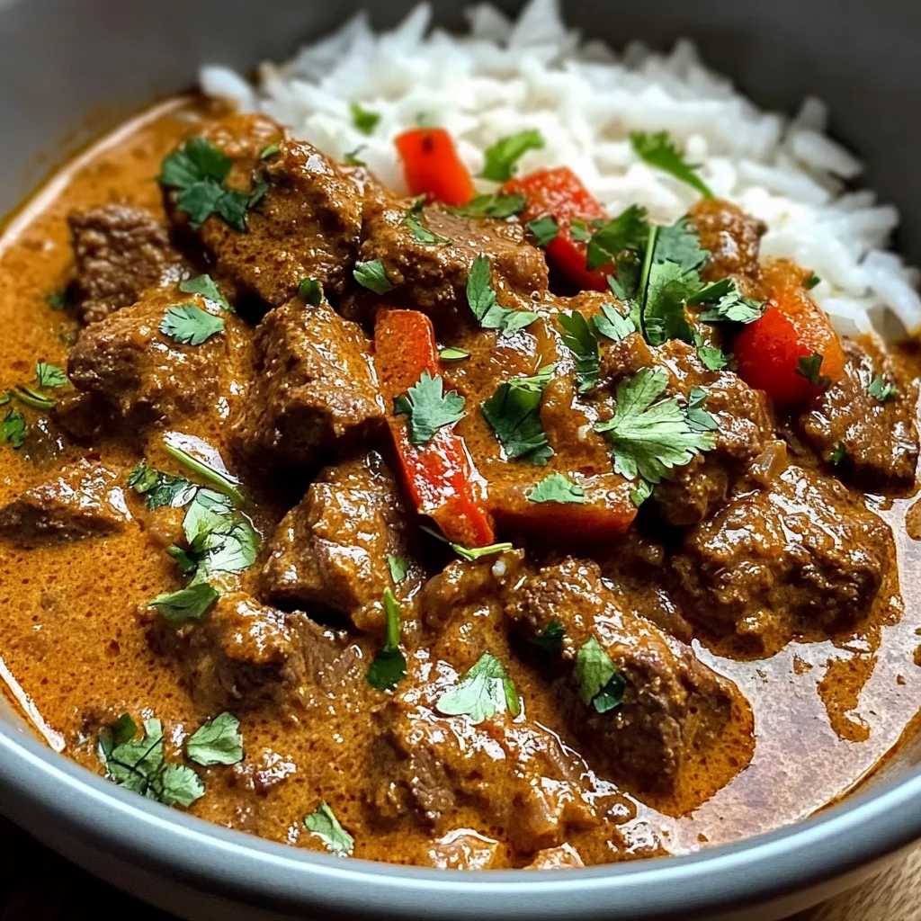 Beef Curry with Spiced Coconut Milk Recipe