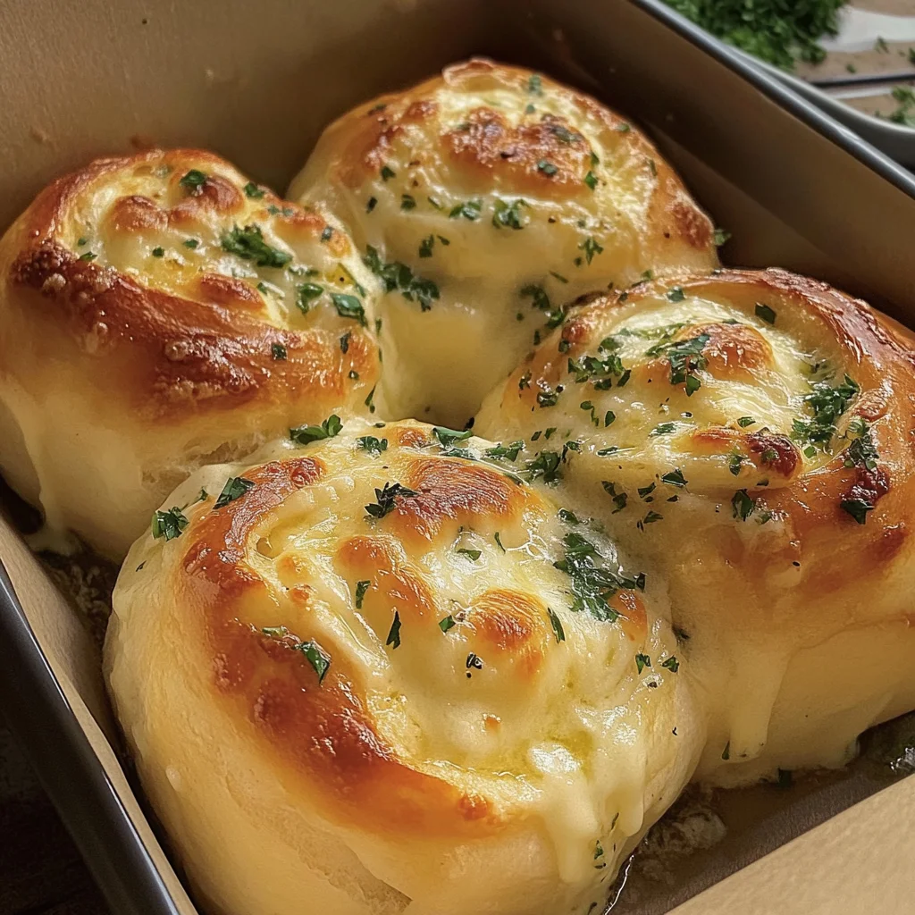 Buttery cheese Garlic Rolls, everyone will love them!