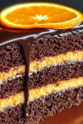 Chocolate Orange Layer Cake with Ganache: A Delightful Recipe!