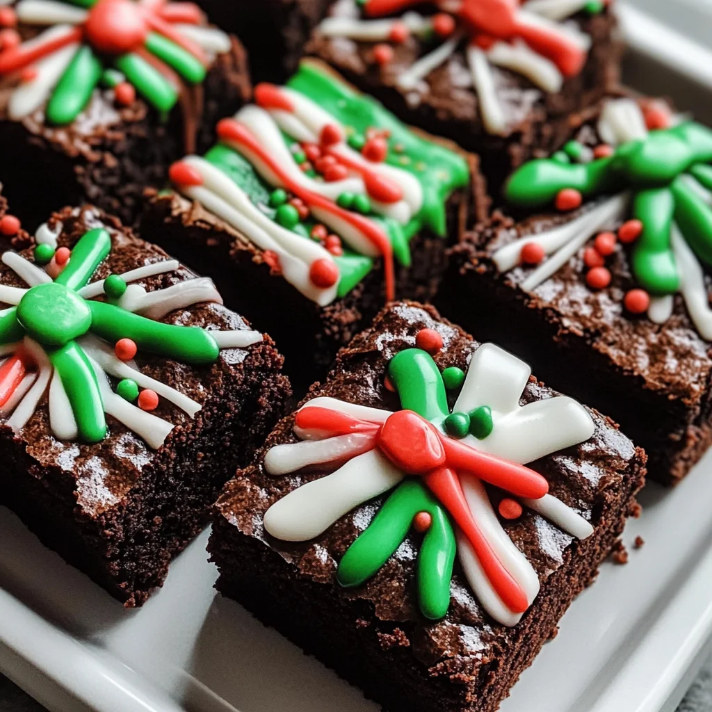 Christmas Present Brownies