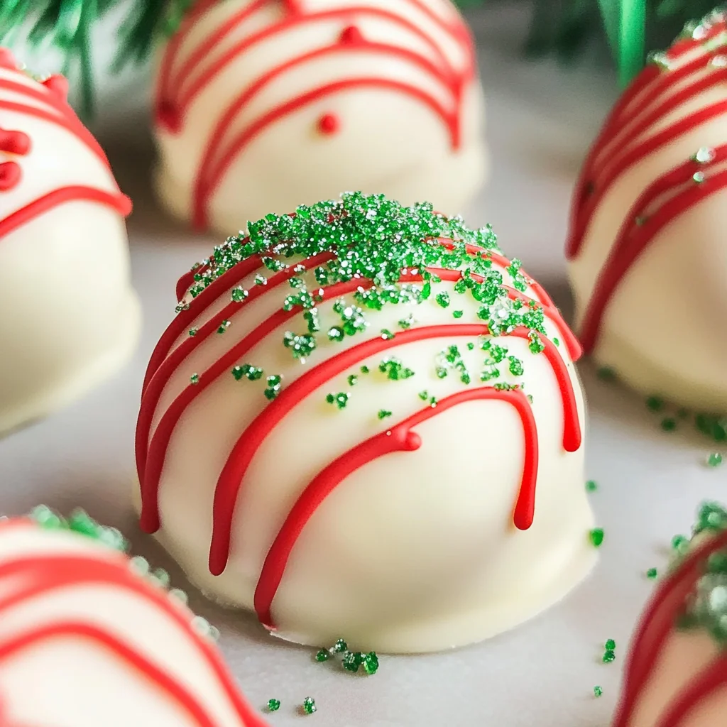 Christmas Tree Cake Truffles