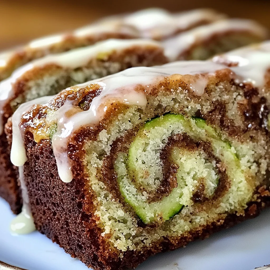 Cinnamon Roll Zucchini Bread