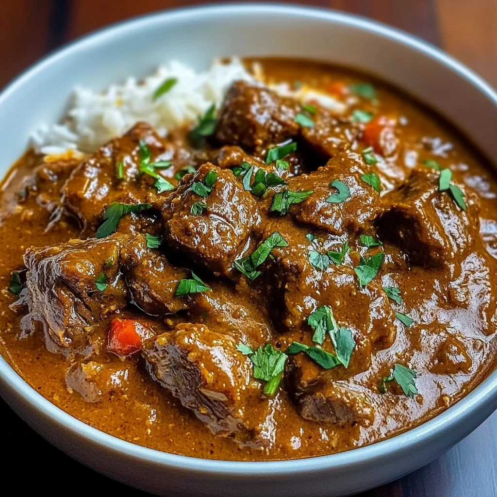 Coconut Braised Beef Curry Recipe