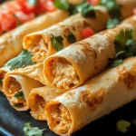 Cream Cheese Chicken Taquitos