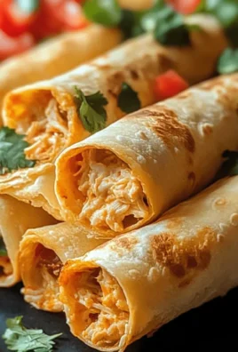 Cream Cheese Chicken Taquitos