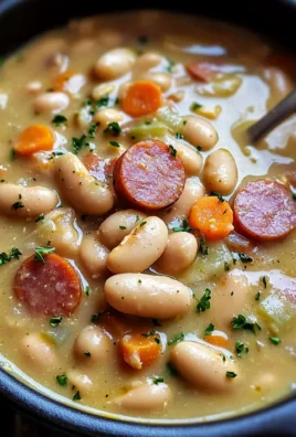 Creamy Bean Soup with Kielbasa