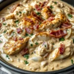 Creamy Chicken Bacon Stroganoff