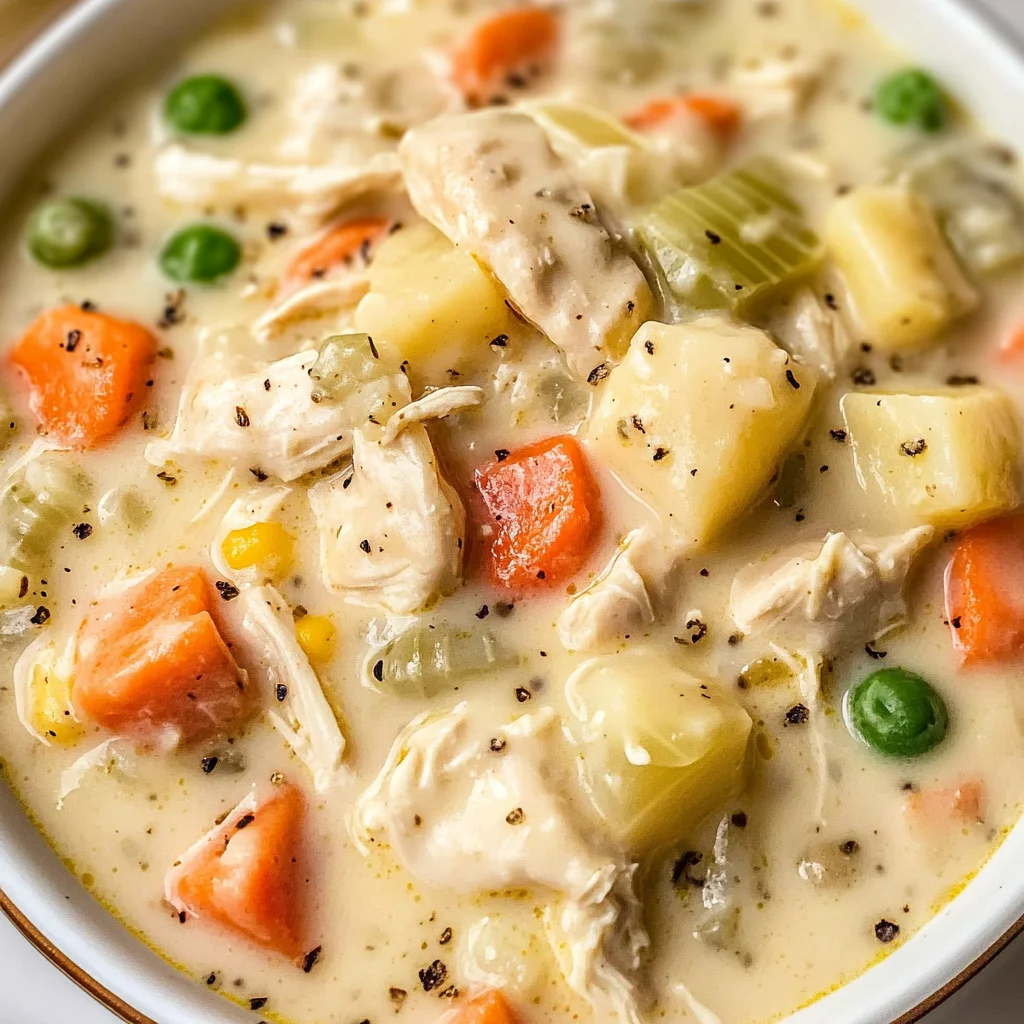 Creamy Chicken Pot Pie Soup