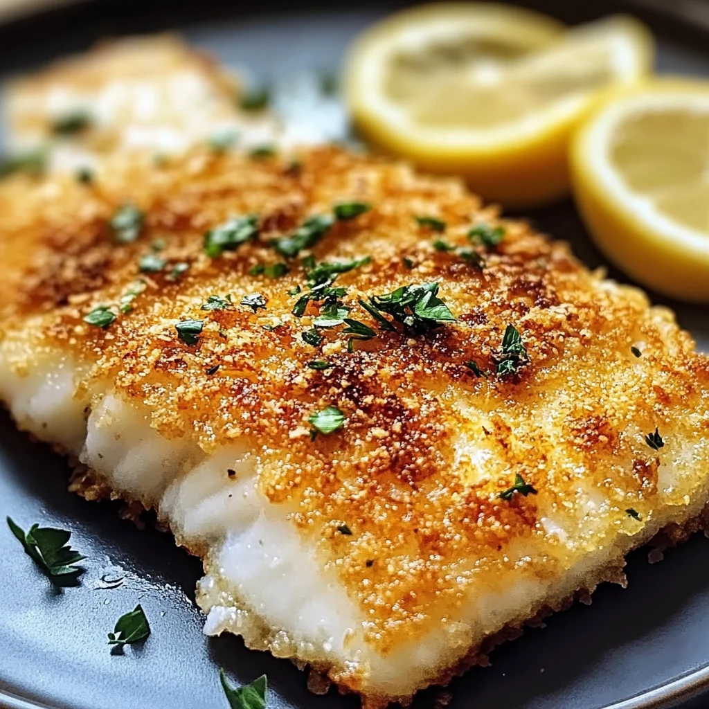 Crispy Parmesan Crusted Fish