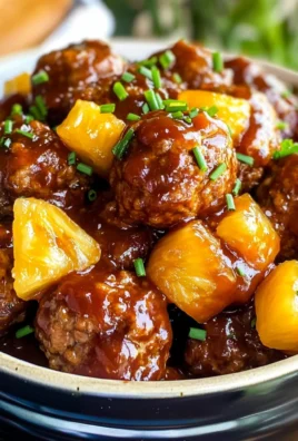 Crock Pot Hawaiian Meatballs (+Video)