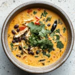 Easy Chicken, Poblano, and Black Bean Soup (Small Batch)