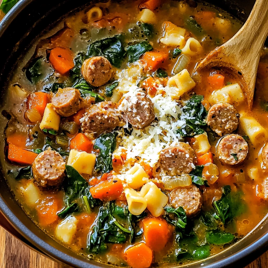 Easy Italian Sausage Soup Recipe