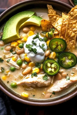 Flavorful Crockpot White Chicken Chili Soup