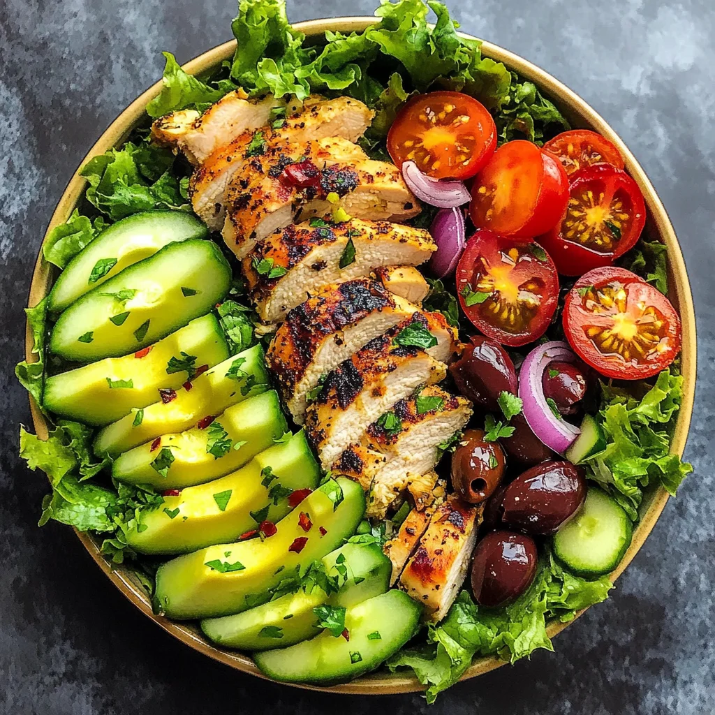 Flavorful Mediterranean Chicken Salad