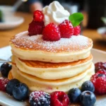 Fluffy Japanese Soufflé Pancakes: A Breakfast Masterpiece