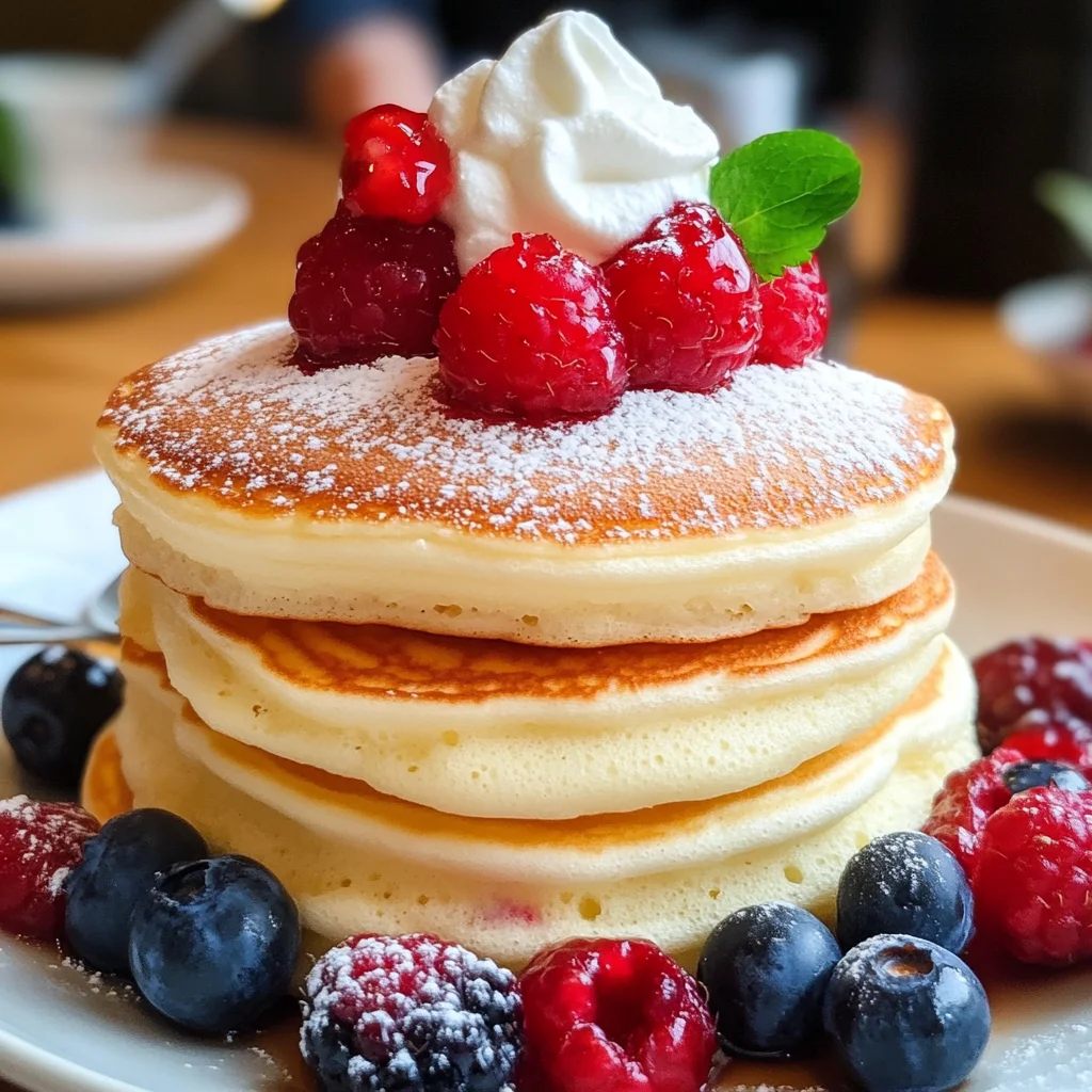 Fluffy Japanese Soufflé Pancakes: A Breakfast Masterpiece