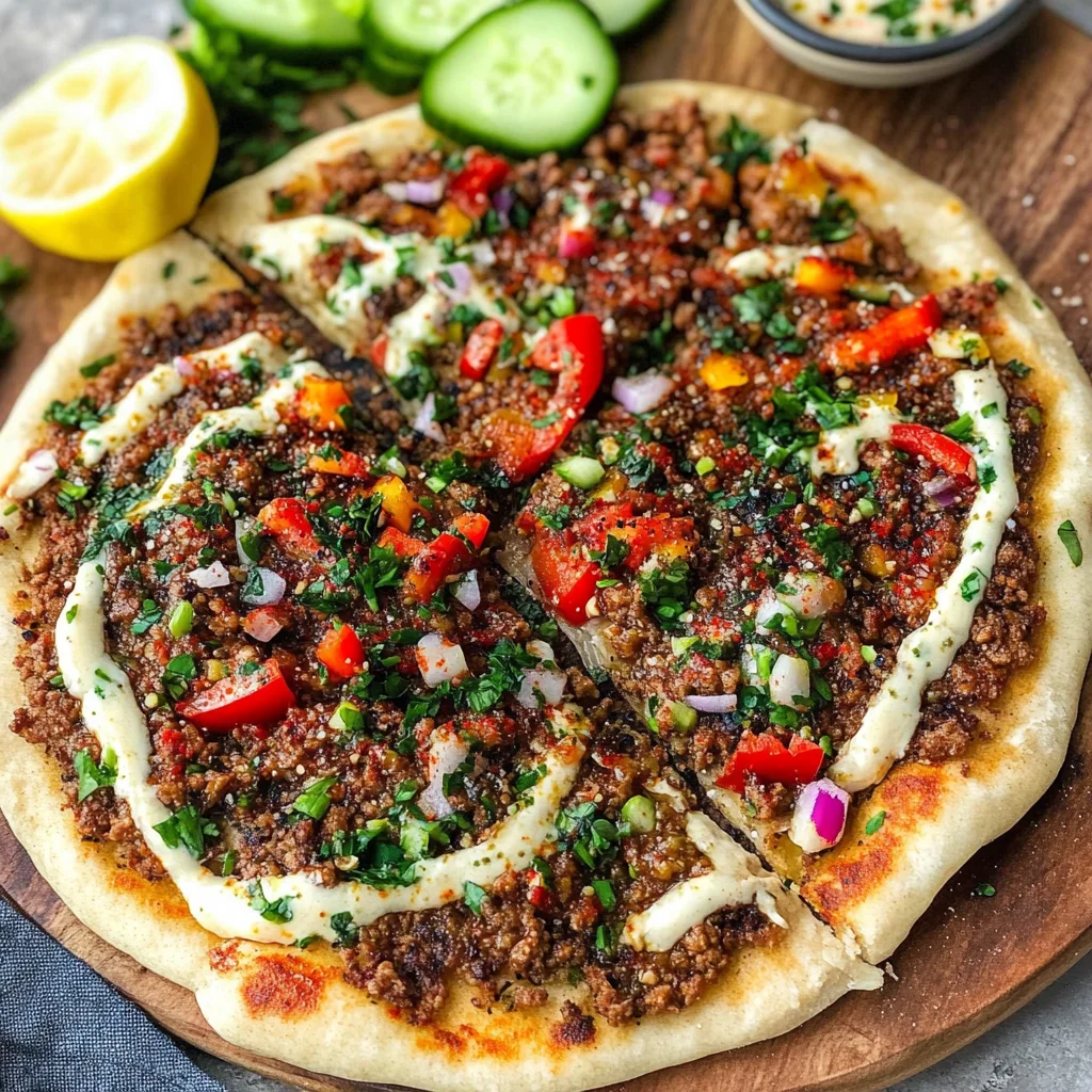 Lamb Lahmacun (Turkish Pizza)