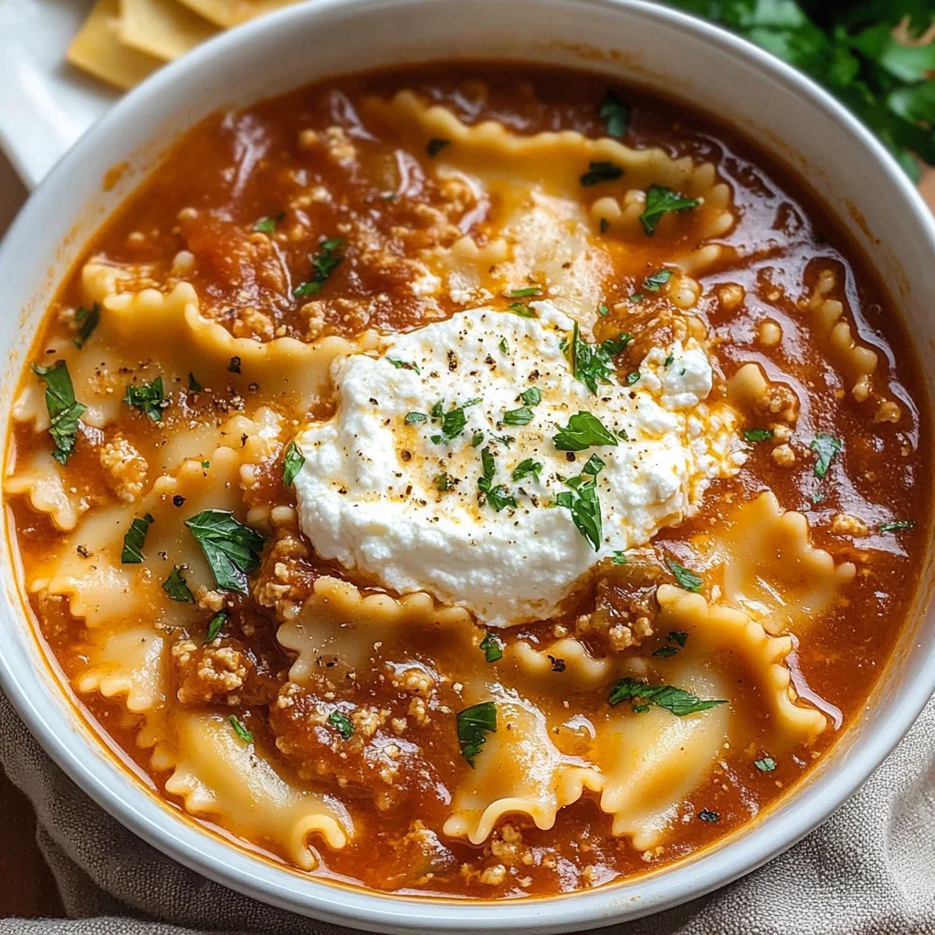 Lasagna Soup