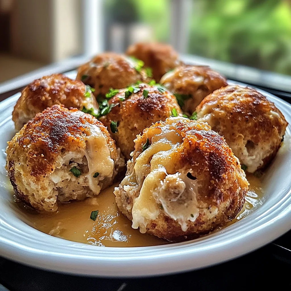 Leftover Turkey Stuffing Balls Recipe