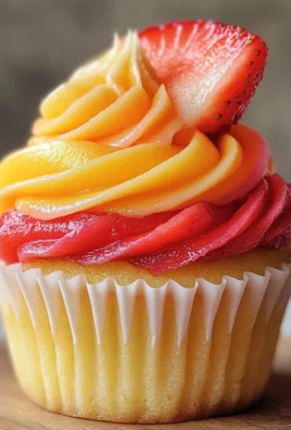 Mango Strawberry Sunset Cupcakes: A Delightful Recipe!