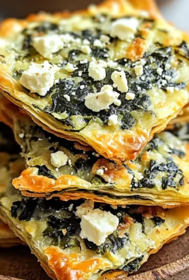 Mediterranean Spinach and Feta Crisps