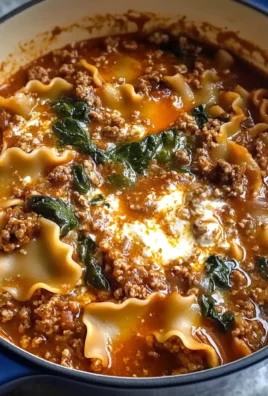 Mouthwatering One Pot Lasagna Soup - Alrightwithme