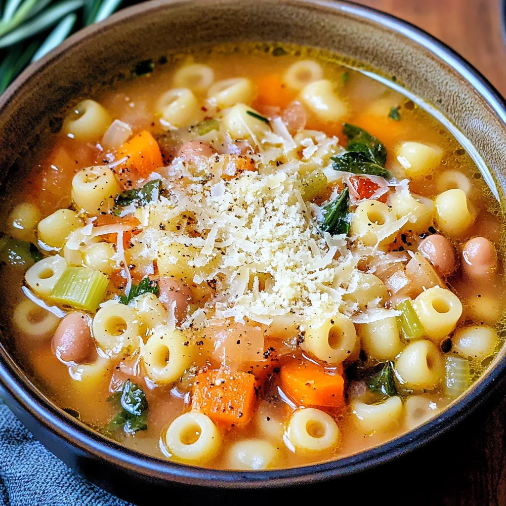 Pasta e Fagioli (Pasta and Beans Soup)