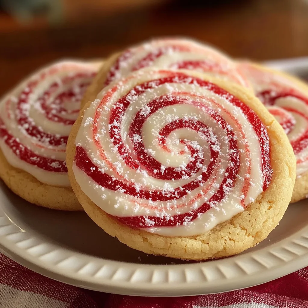 Peppermint Swirl Cookies